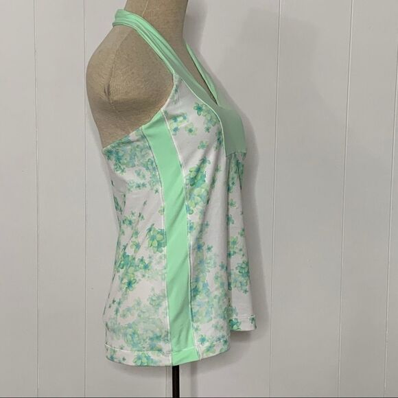 Lululemon Tank Top Open Soul Frangipani Mint Green Size 6 Workout Yoga Gym - Picture 4 of 8